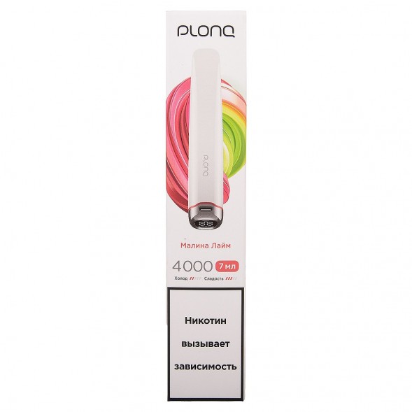 PLONQ PLUS PRO - Малина Лайм (4000 затяжек) купить в Томске
