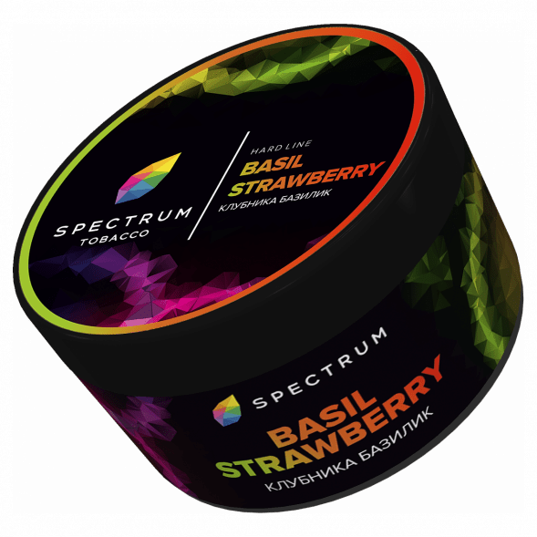 Табак Spectrum Hard - Basil Strawberry (Клубника Базилик, 200 грамм) купить в Томске