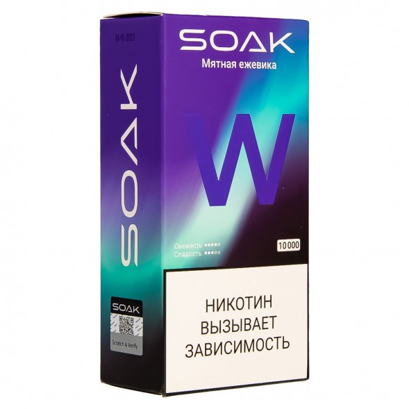SOAK W - Мятная Ежевика (10000 затяжек) купить в Томске