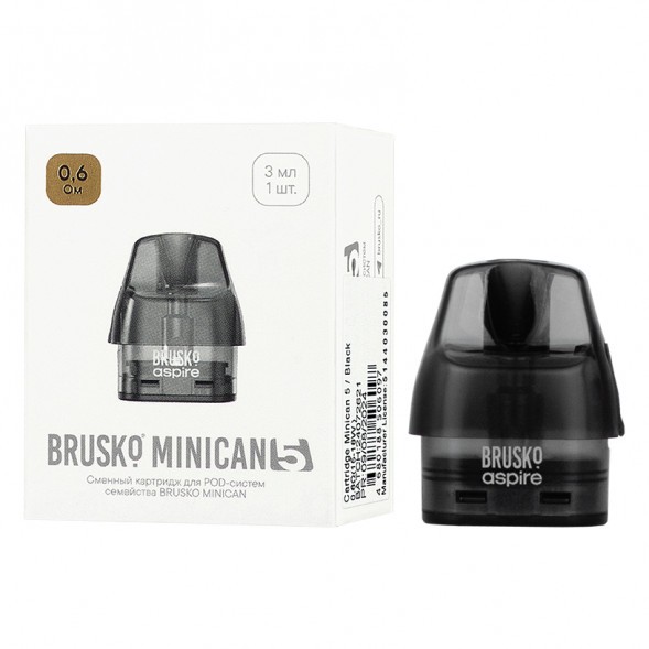 Сменный картридж Brusko - Minican 5 (1 Ом) купить в Томске