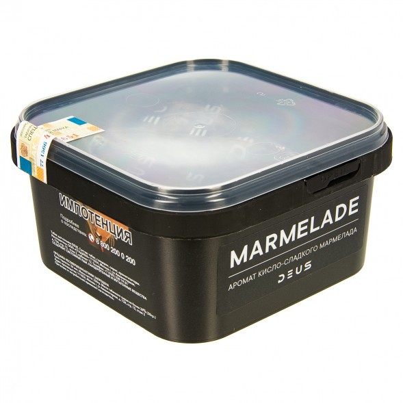 Табак Deus - Marmelade (Кисло-Сладкий Мармелад, 250 грамм) купить в Томске