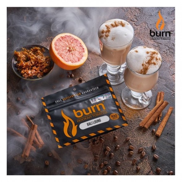 Табак Burn - Bali Lounge (Латте и Грейпфрут, 100 грамм) купить в Томске
