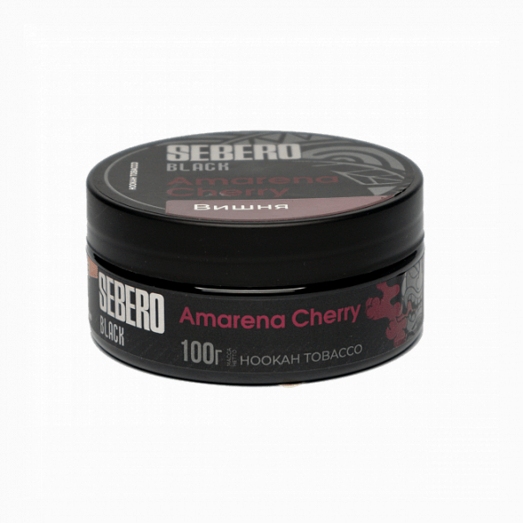 Табак Sebero Black - Amarena Cherry (Вишня, 100 грамм) купить в Томске