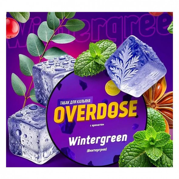 Табак Overdose - Wintergreen (Винтергрин, 100 грамм) купить в Томске