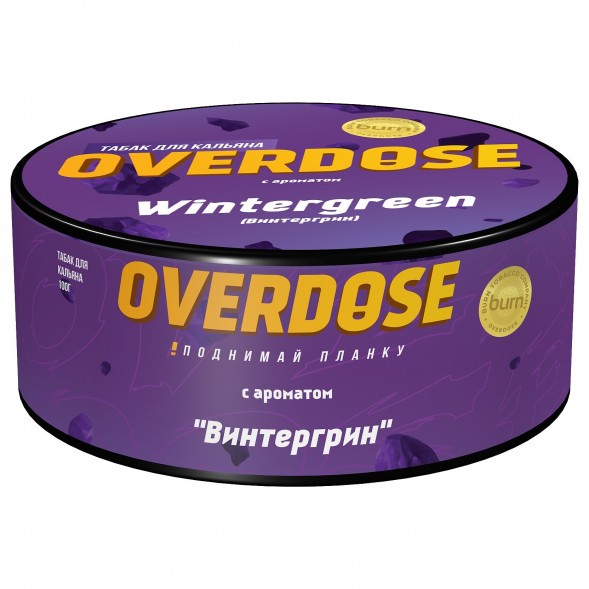 Табак Overdose - Wintergreen (Винтергрин, 100 грамм) купить в Томске