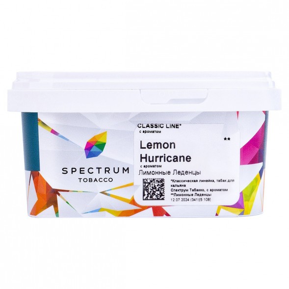 Табак Spectrum - Lemon Hurricane (Лимонные Леденцы, 200 грамм) купить в Томске
