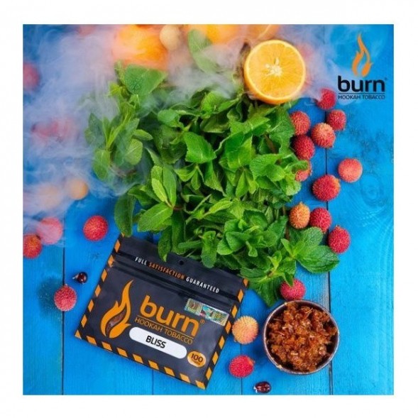 Табак Burn - Bliss (Личи с Мятой, 100 грамм) купить в Томске