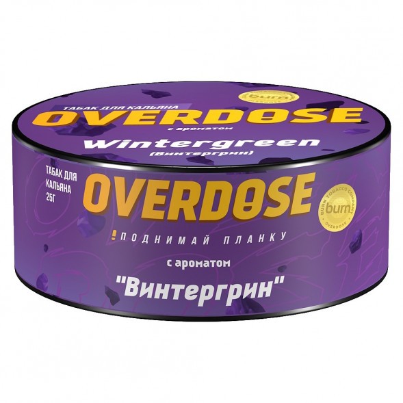 Табак Overdose - Wintergreen (Винтергрин, 25 грамм) купить в Томске