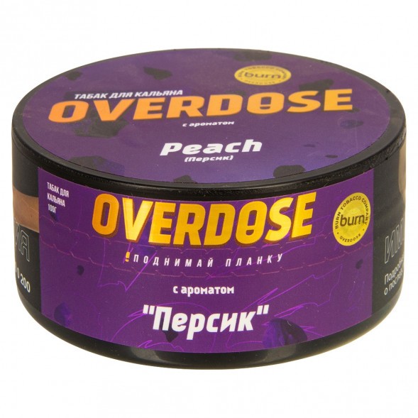 Табак Overdose - Peach (Персик, 100 грамм) купить в Томске