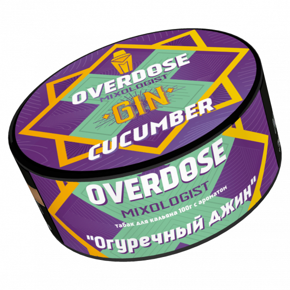 Табак Overdose - Gin Cucumber (Огуречный Джин, 25 грамм) купить в Томске