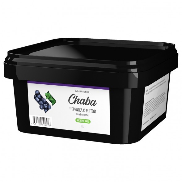 Смесь Chaba - Blueberry Mint (Черника с Мятой, 200 грамм, Без никотина) купить в Томске