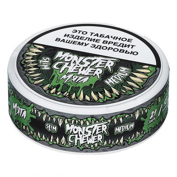 Табак жевательный Monster Chewer - Medium Мята (10 грамм) купить в Томске