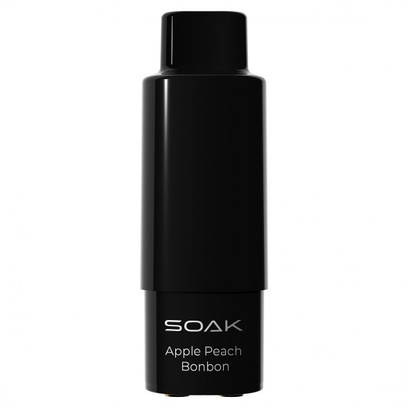 Картридж SOAK Q - Яблоко Персик (Apple Peach Bonbon, 3000 затяжек) купить в Томске