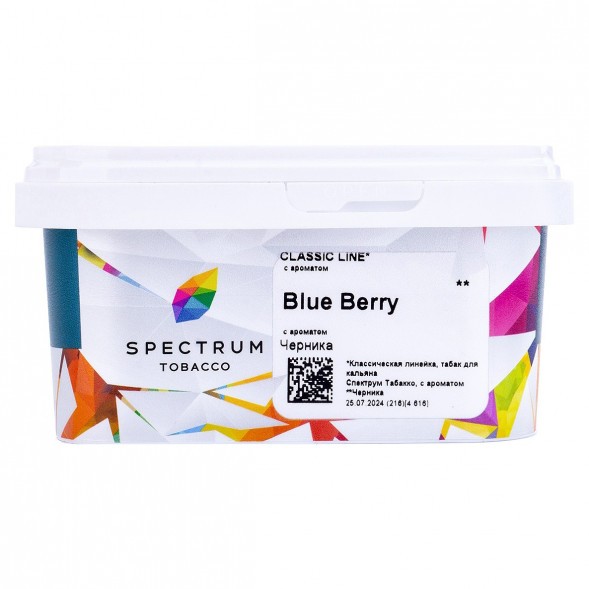 Табак Spectrum - Blue Berry (Черника, 200 грамм) купить в Томске