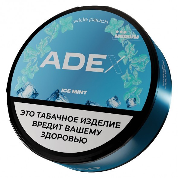 Табак жевательный ADEX MEDIUM WIDE - Ice Mint (Ледяная Мята) купить в Томске