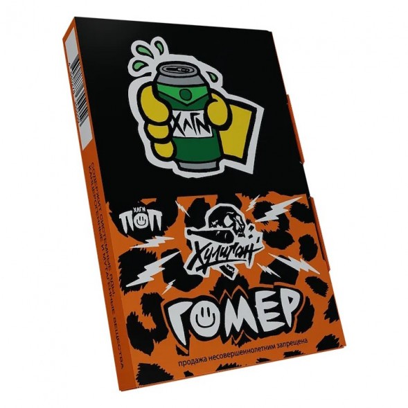 Табак Хулиган - Гомер (Газировка Виноград Алоэ, 25 грамм) купить в Томске
