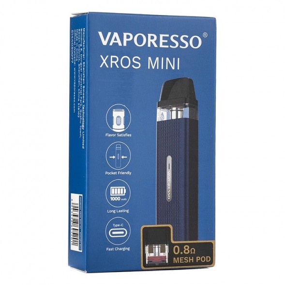 Электронная сигарета Vaporesso XROS Mini - Midnight Blue купить в Томске