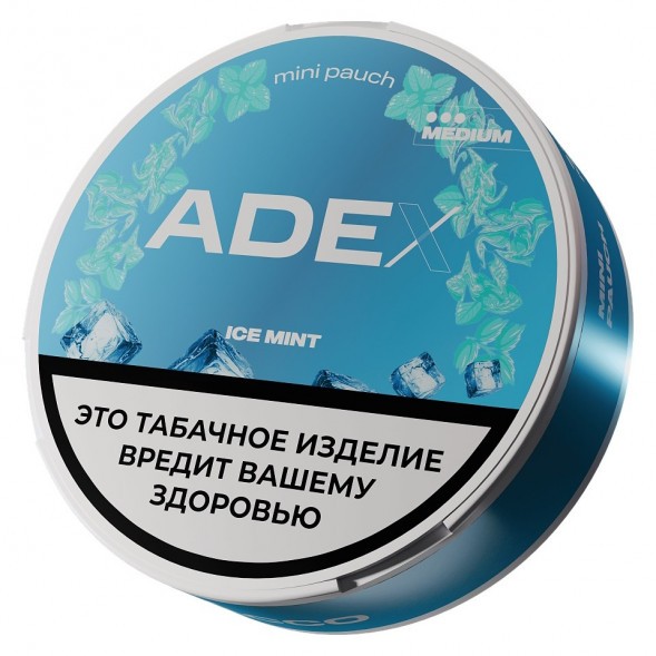 Табак жевательный ADEX MEDIUM MINI - Ice Mint (Ледяная Мята) купить в Томске
