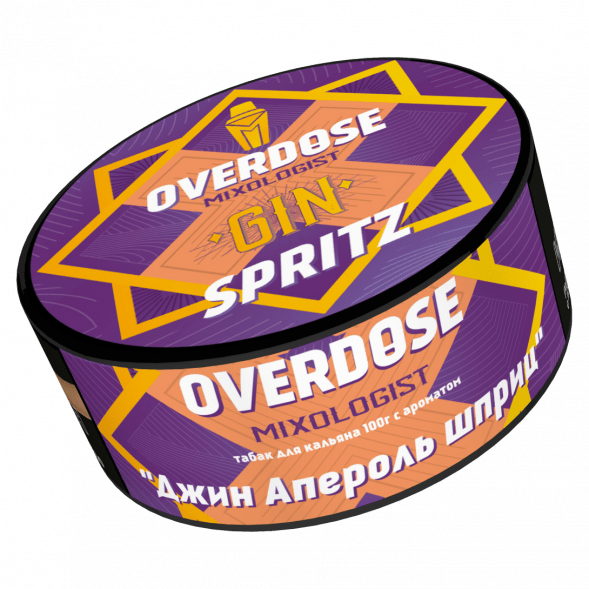 Табак Overdose - Gin Spritz (Джин Апероль Шприц, 100 грамм) купить в Томске