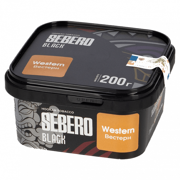 Табак Sebero Black - Western (Вестерн, 200 грамм) купить в Томске