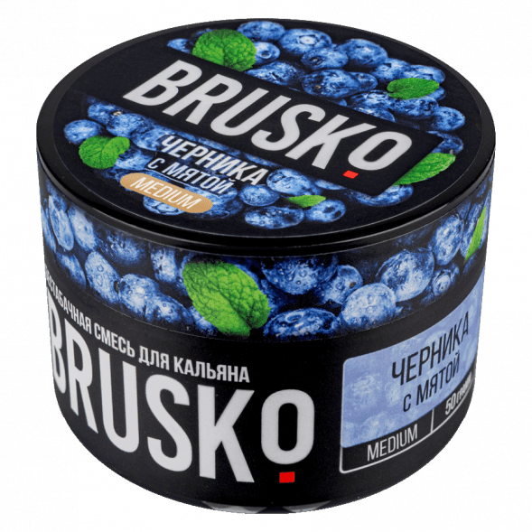 Смесь Brusko Medium - Черника с Мятой (50 грамм) купить в Томске