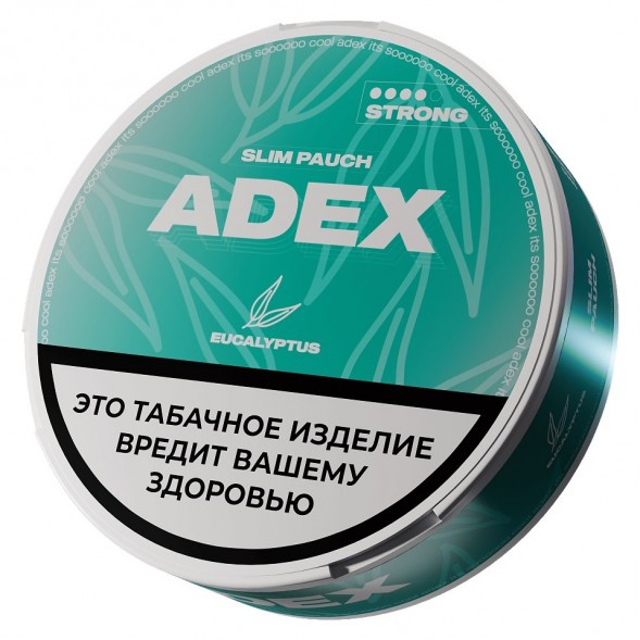 Табак жевательный ADEX STRONG SLIM - Eucalyptus (Эвкалипт) купить в Томске