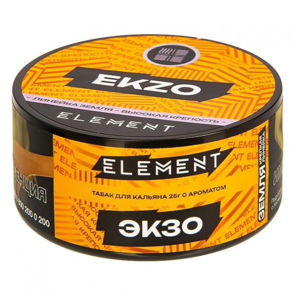Табак Element Земля - Ekzo NEW (Экзо, 25 грамм) купить в Томске