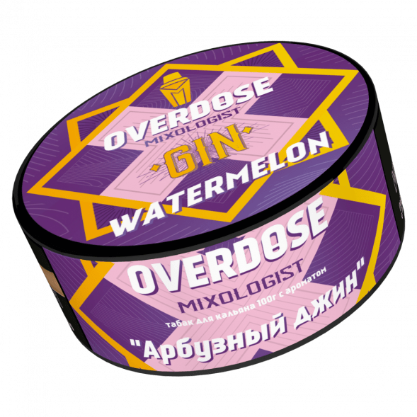 Табак Overdose - Gin Watermelon (Арбузный Джин, 100 грамм) купить в Томске