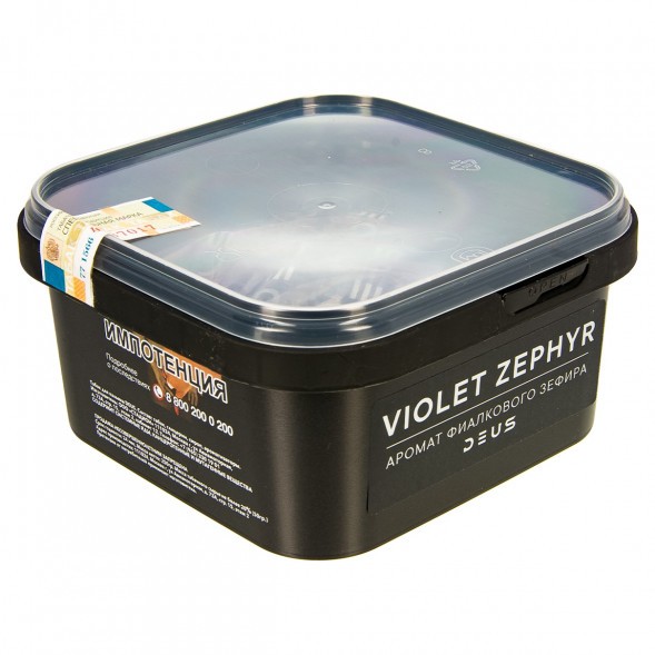 Табак Deus - Violet Zephyr (Фиалковый Зефир, 250 грамм) купить в Томске