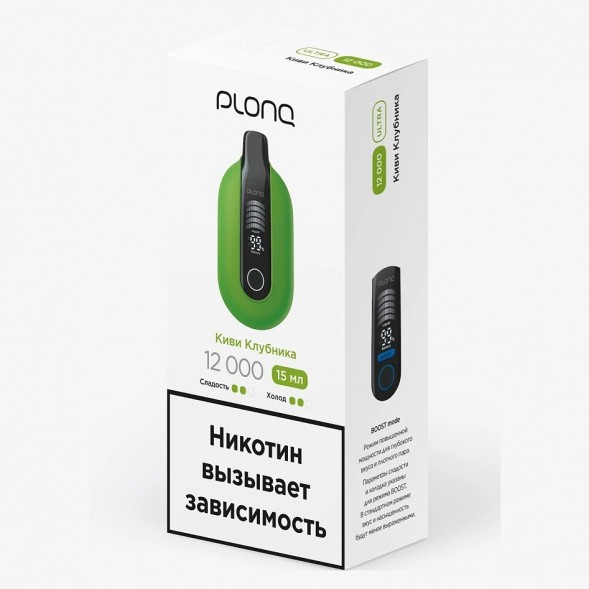 PLONQ ULTRA - Киви Клубника (12000 затяжек) купить в Томске