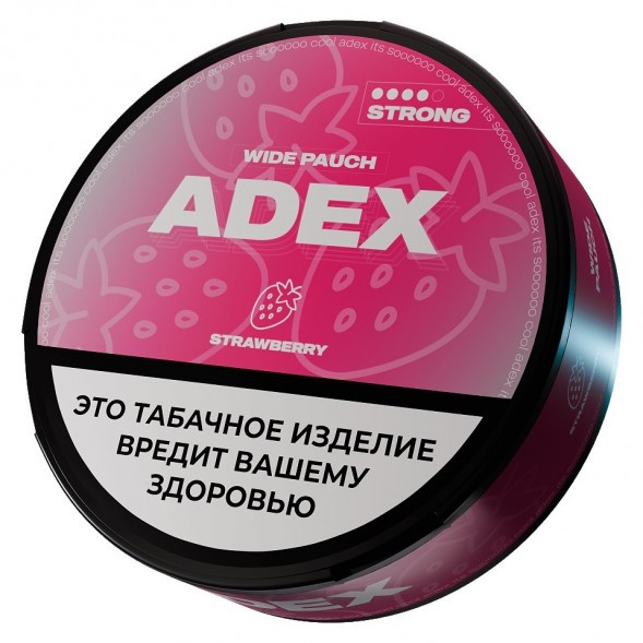 Табак жевательный ADEX STRONG WIDE - Strawberry (Клубника) купить в Томске