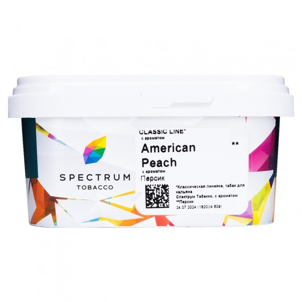 Табак Spectrum - American Peach (Персик, 200 грамм) купить в Томске