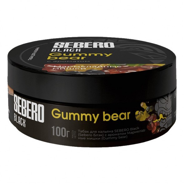 Табак Sebero Black - Gummy Bear (Мармеладные Мишки, 100 грамм) купить в Томске