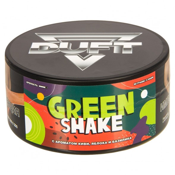 Табак Duft - Green Shake (Киви Яблоко Базилик, 80 грамм) купить в Томске