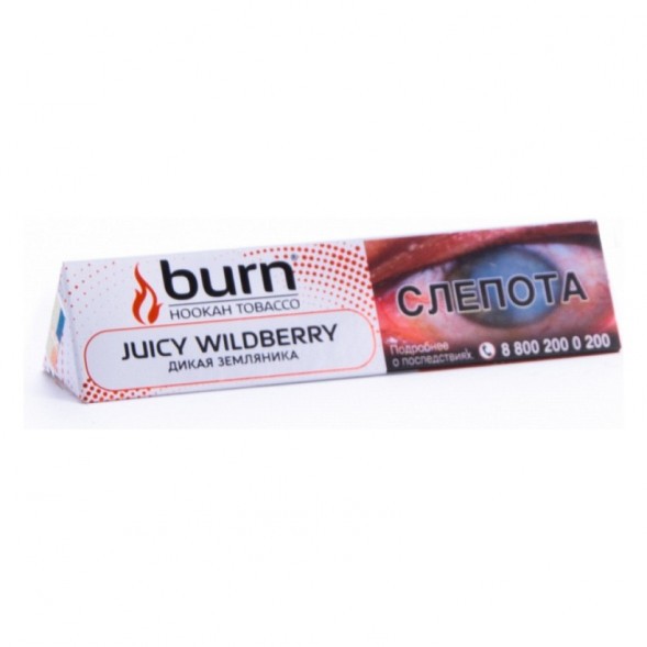 Табак Burn - Juicy Wildberry (Дикая Земляника, 25 грамм) купить в Томске