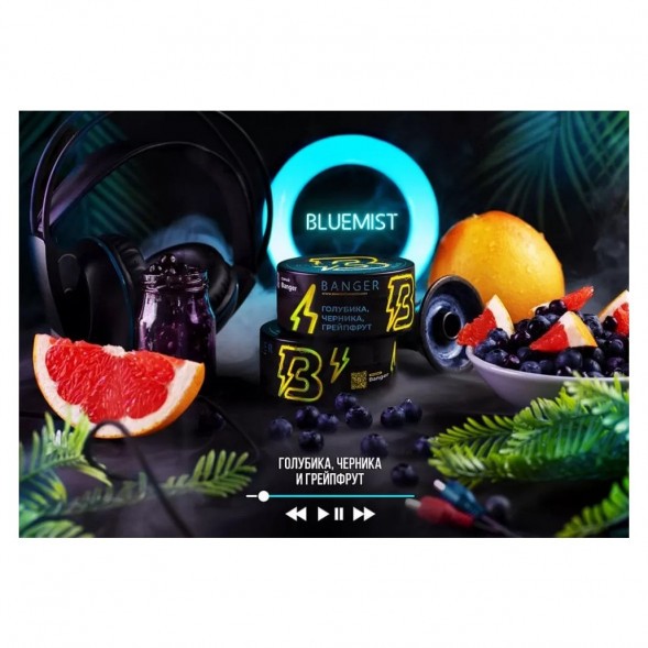 Табак Banger - Bluemist (Голубика, Черника, Грейпфрут, 100 грамм) купить в Томске