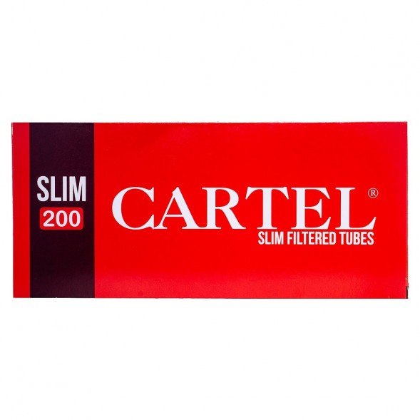 Гильзы сигаретные Cartel - Slim Red 84x17мм (200 штук) купить в Томске