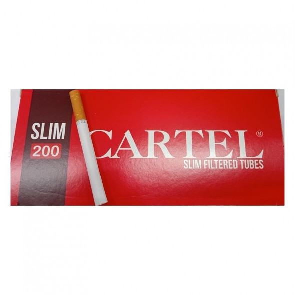 Гильзы сигаретные Cartel - Slim Red 84x17мм (200 штук) купить в Томске