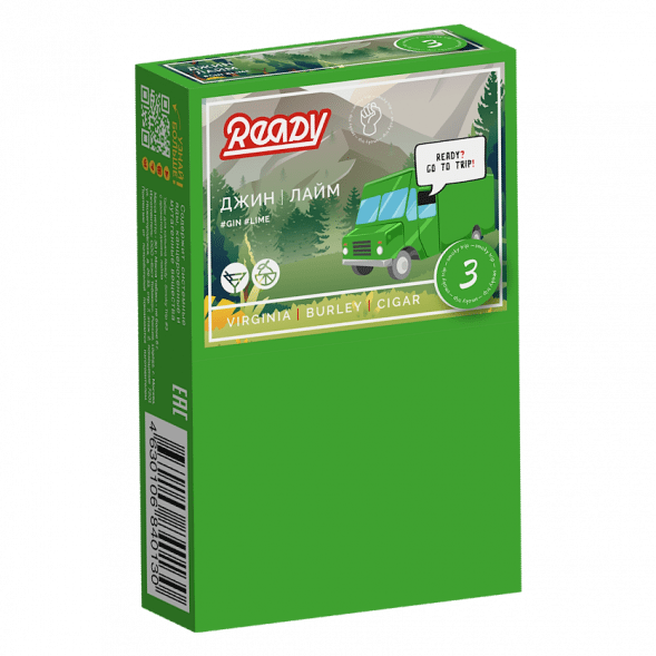 Табак Ready - Gin Trip /Smoky Trip №3 (Джин, Лайм, 25 грамм) купить в Томске
