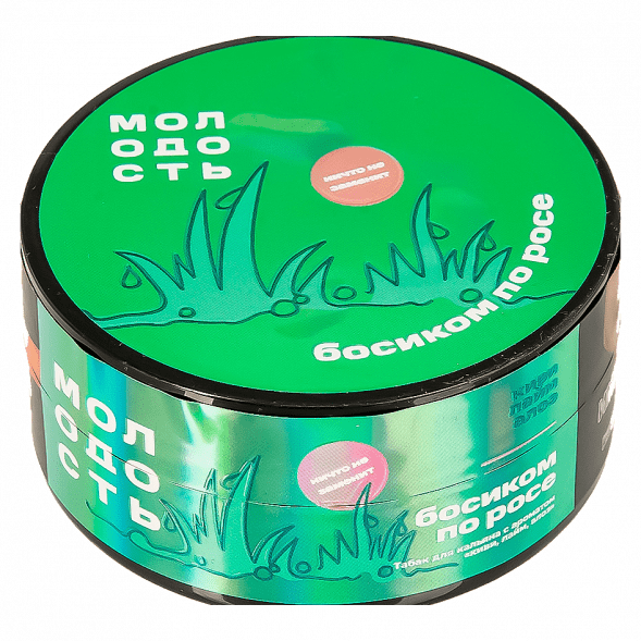 Табак Молодость - Босиком по Росе (Киви, Лайм и Алоэ, 25 грамм) купить в Томске