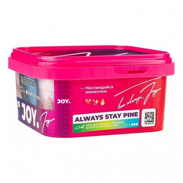 Табак Joy - Always Stay Pine (Эвкалипт, Фейхоа и Хвоя, 200 грамм) купить в Томске