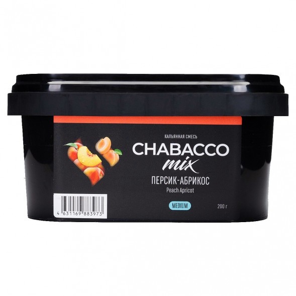 Смесь Chabacco MIX MEDIUM - Peach Apricot (Персик - Абрикос, 200 грамм) купить в Томске