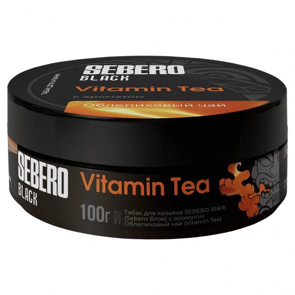Табак Sebero Black - Vitamin Tea (Облепиховый Чай, 100 грамм) купить в Томске