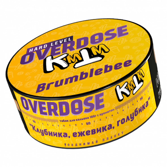 Табак Overdose - Brumblebee (Клубника, Ежевика, Голубика, 100 грамм) купить в Томске