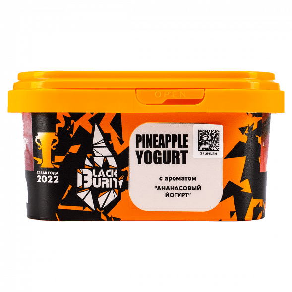 Табак BlackBurn - Pineapple Yogurt (Ананасовый Йогурт, 200 грамм) купить в Томске