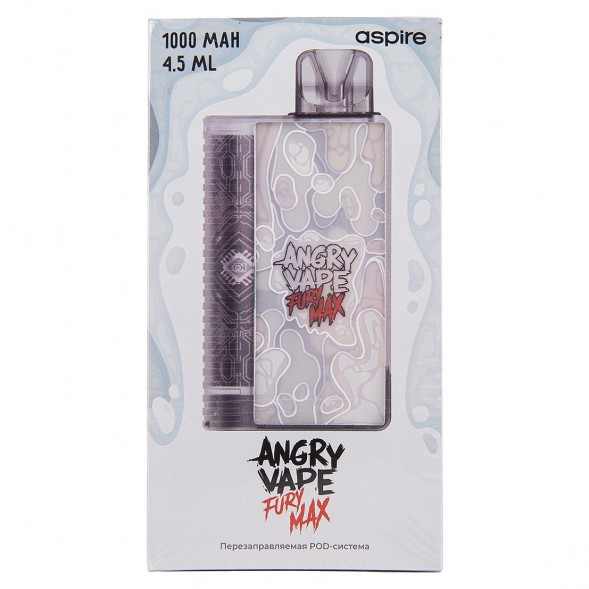 Электронная сигарета Brusko - Angry Vape Fury Max (Белый) купить в Томске