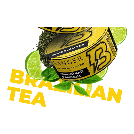 Табак Banger - Brazilian Tea (Чёрный Чай с Лаймом, 100 грамм) купить в Томске