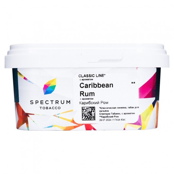 Табак Spectrum - Caribbean Rum (Карибский Ром, 200 грамм) купить в Томске