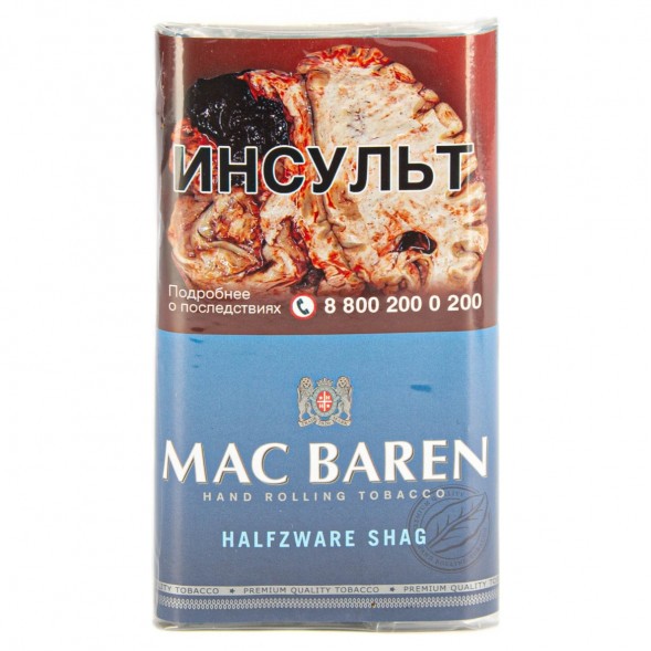 Табак сигаретный Mac Baren - Halfzware Shag (40 грамм) купить в Томске