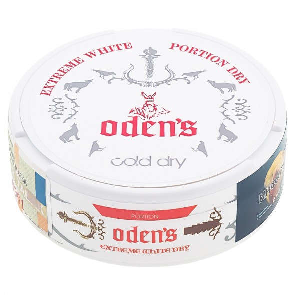 Табак жевательный ODENS - Cold Extreme White Dry (13 грамм, Швеция) купить в Томске